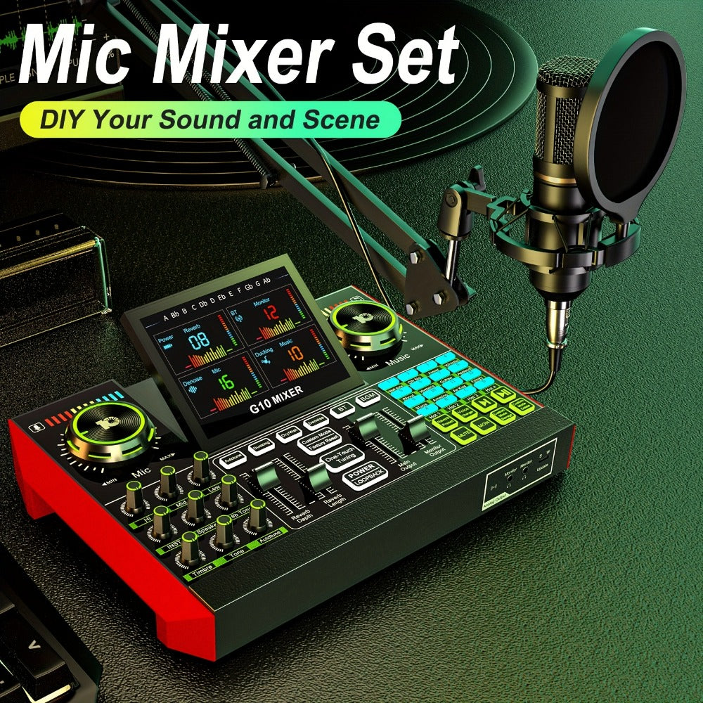 USB Audio Interface, G10-BM700-OTG, USB, 36V, Podcast, Equipment, Bundle for Recording