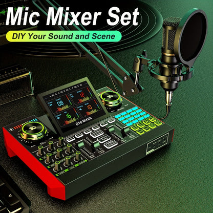 USB Audio Interface, G10-BM700-OTG, USB, 36V, Podcast, Equipment, Bundle for Recording