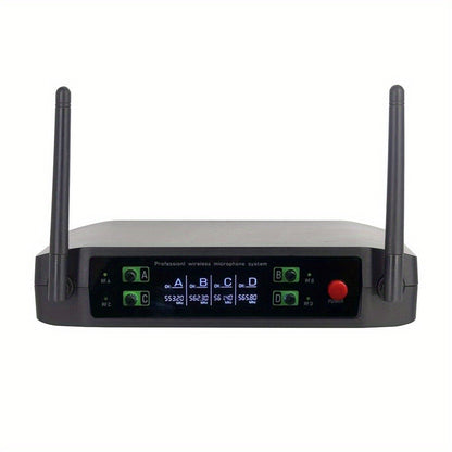 Recording Microphone, Wireless, Four-channel, Handheld for Recording and Streaming