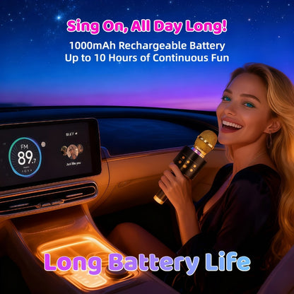 Portable Karaoke System, Rechargeable, Wireless, Limited, Time for Parties and Karaoke