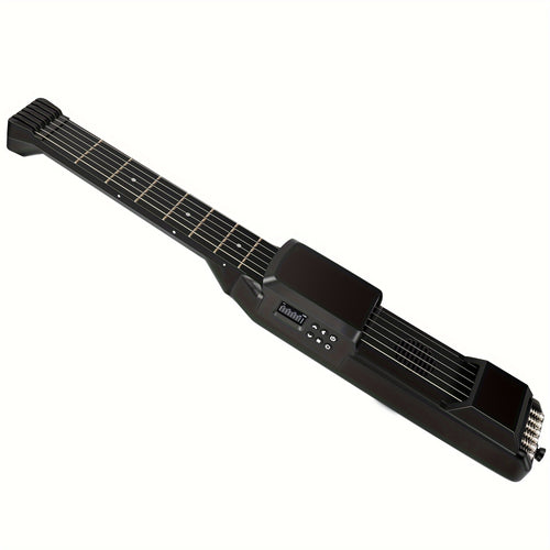 Smart Guitar with AI Chord Practice, USB- Portable MIDI/Electric/Acououstic Guitar Suitable for Beginners, Silent/Loud Modes, Tuning-Free Carbon Fiber Neck, LCD Screen & Speaker/Headphone Jack (No Tuner Required)