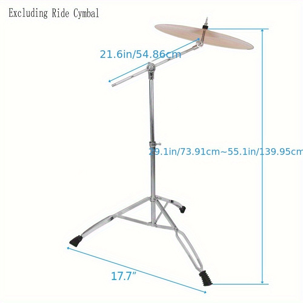 Cymbal Stand, Boom, Drum, Hardware for Mounting And Positioning A Drum Cymbal