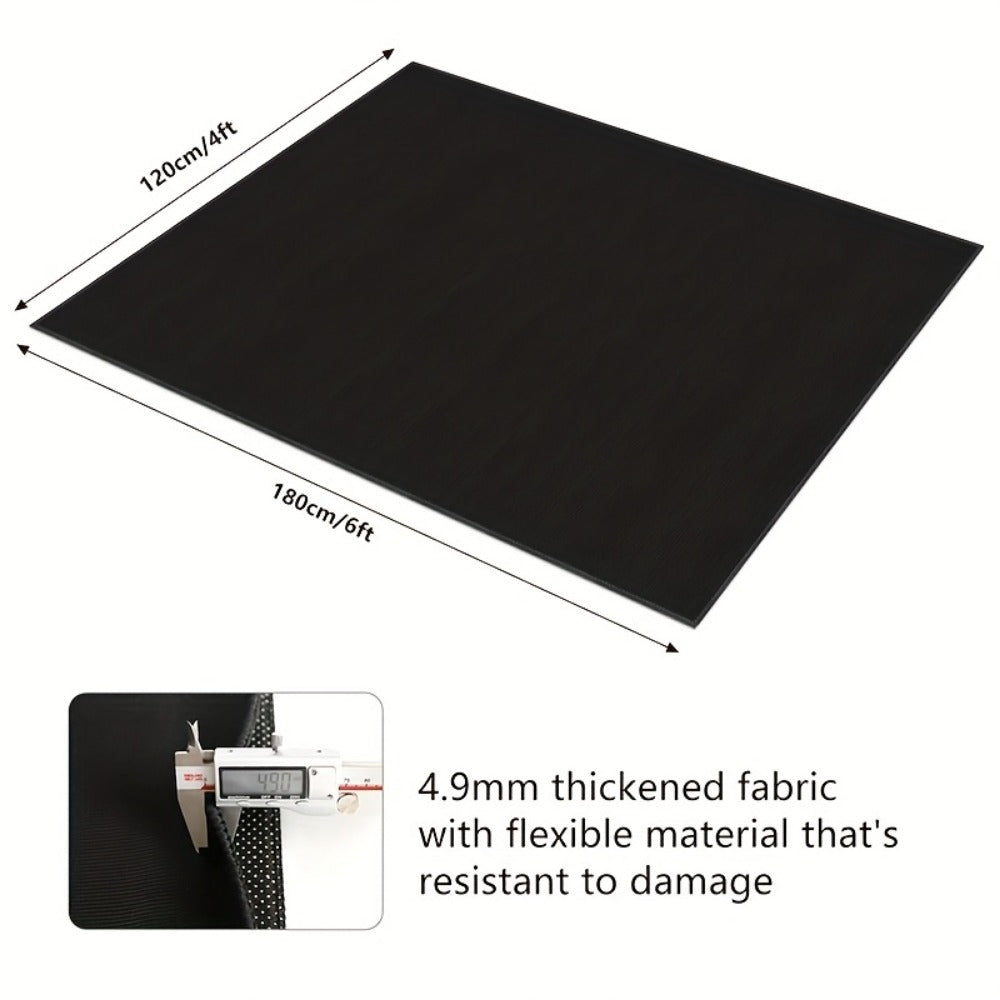 Non-Slip Drum Mat, 47 x 63-Inch Floor Pad for Acoustic and Electronic Kits
