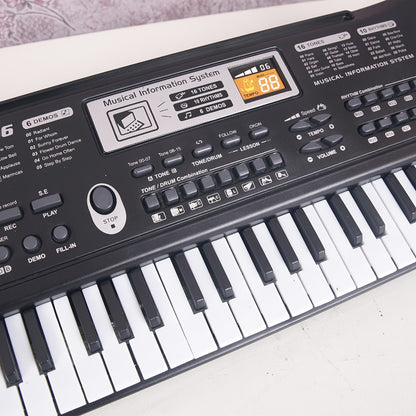 Portable Electronic Keyboard, Full Size, USB, Portable, Key, Microphone, Full for Beginner
