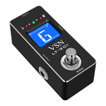 Chromatic Instrument Tuner, Tuner Pedal, True Bypass, Pedal for Guitar and Bass Tuning