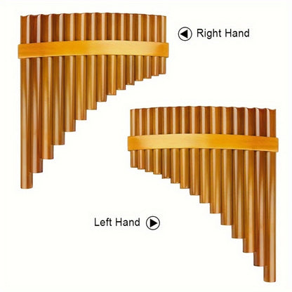 Pan Flute, Brown, Flutes, Key for Lessons and Practice for Home Practice, Rehearsal