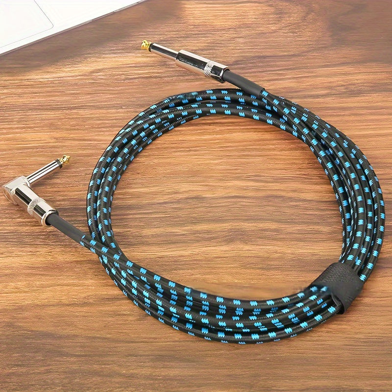 High-End High-Fidelity, Durable And Compatible Guitar Cable, Male-To-Male Straight Bending Type, 59.06inch, 118.11inch, 236.22inch, Electric Guitar, Bass, Folk Music, Electric Box, Guitar Noise Reduction Cable, Audio Cable