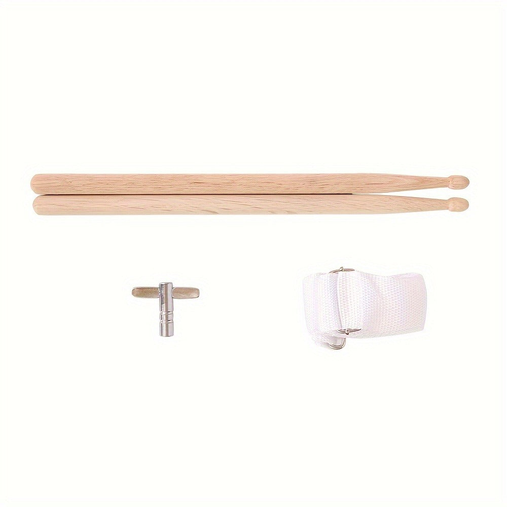 10 x 6-Inch Poplar Wood Snare Drum for Practice and Percussion Performance