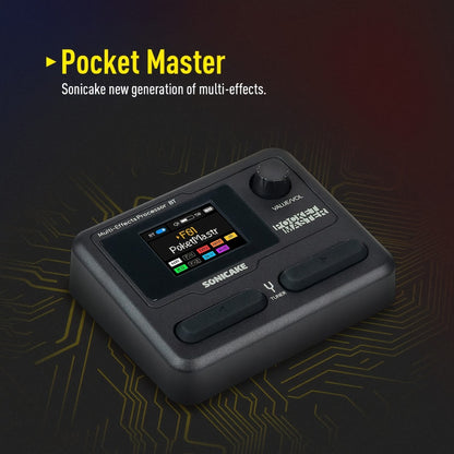 Guitar Multi-Effects Processor, USB-C, USB, SONICAKE for Guitar Or Bass Tone Shaping