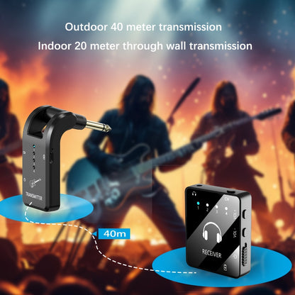 Wireless In-Ear Monitor System, Black, 2.4 GHz Wireless for Personal Monitoring