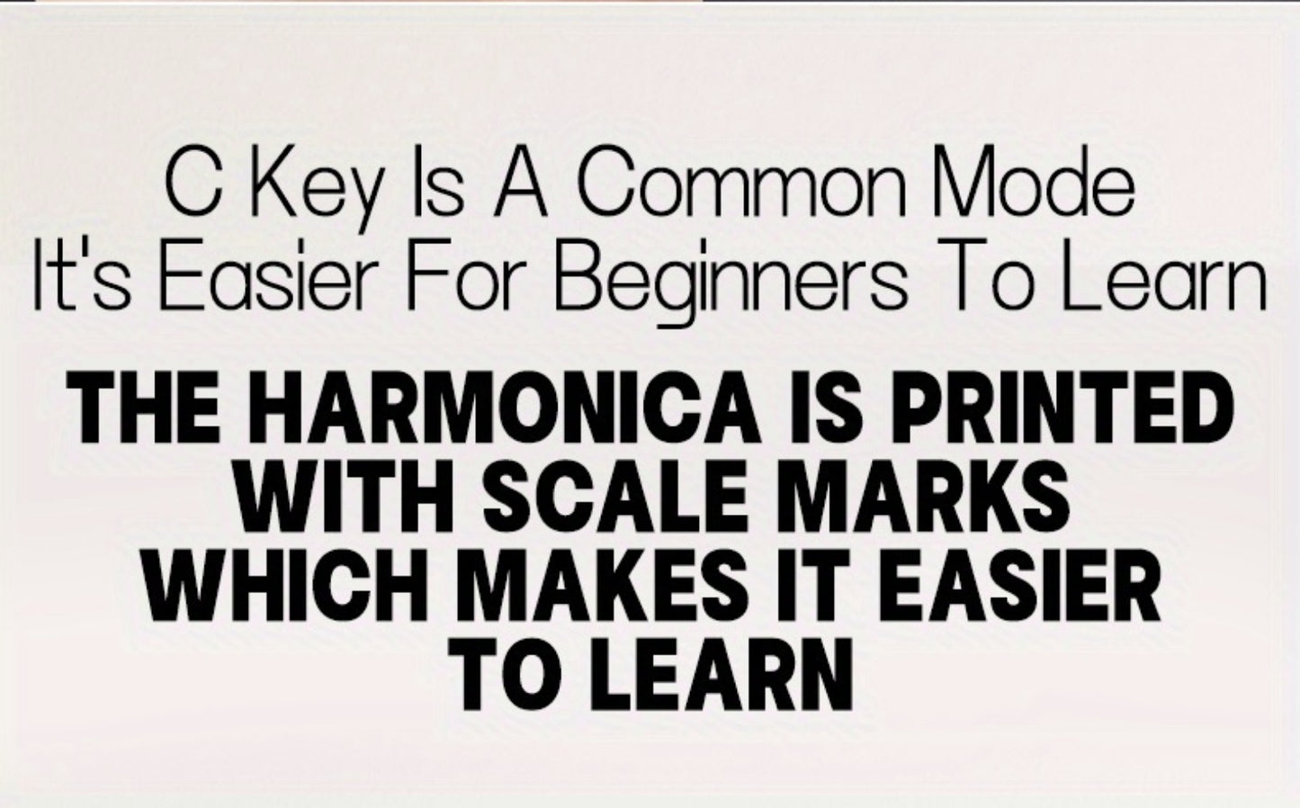 Blues Harmonica, Golden, Professional, Hole, C-Key for Blues Practice