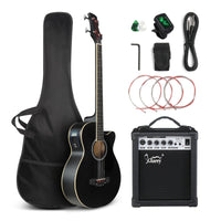 Black, with AMP