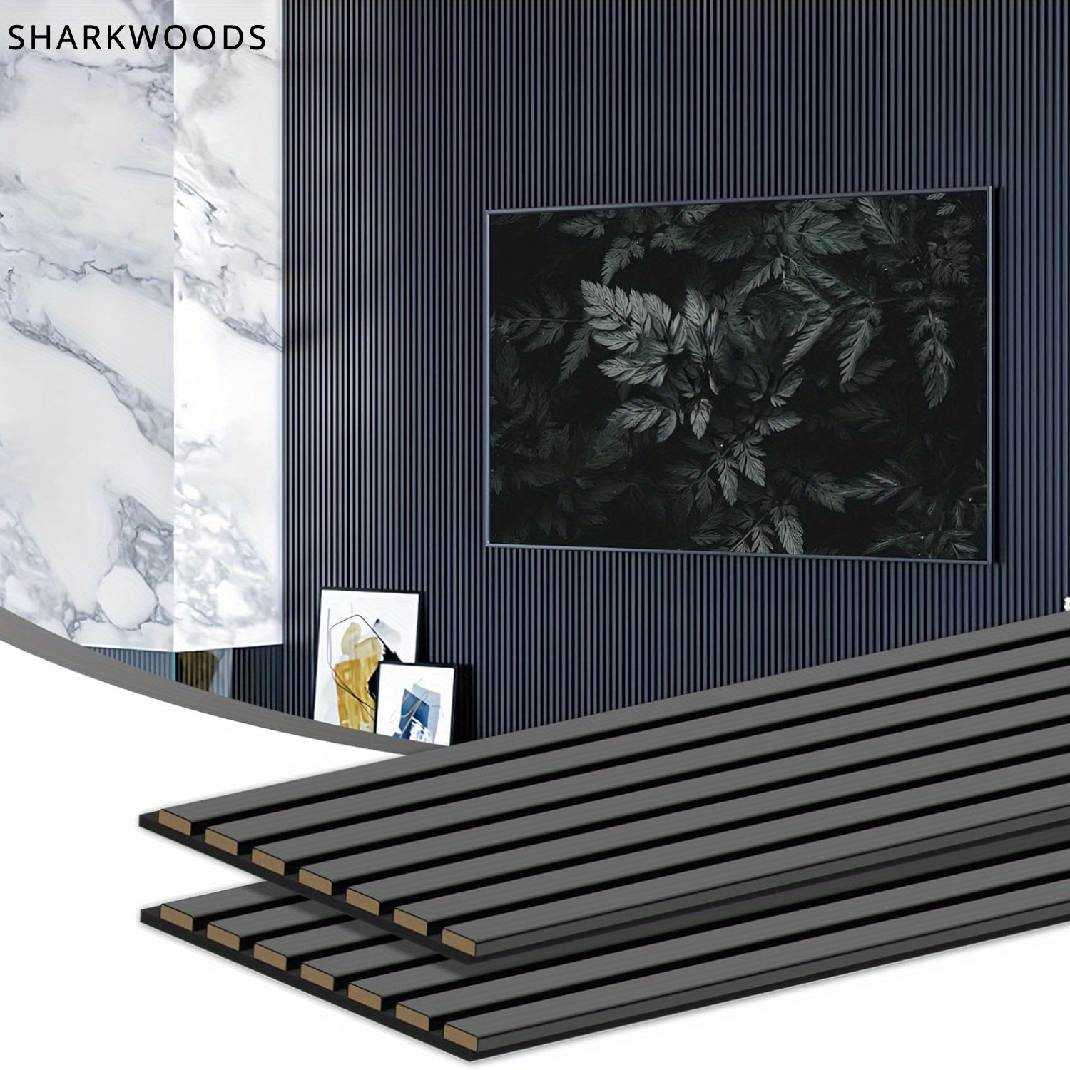 Acoustic Wall Panel shown in the Black option