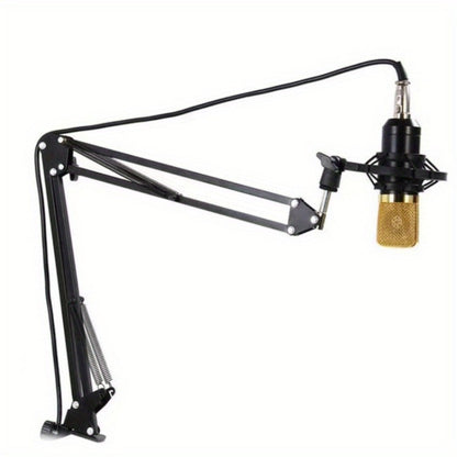 USB Audio Interface, 5Mm, USB, Adjustable, Condenser, Microphone for Recording