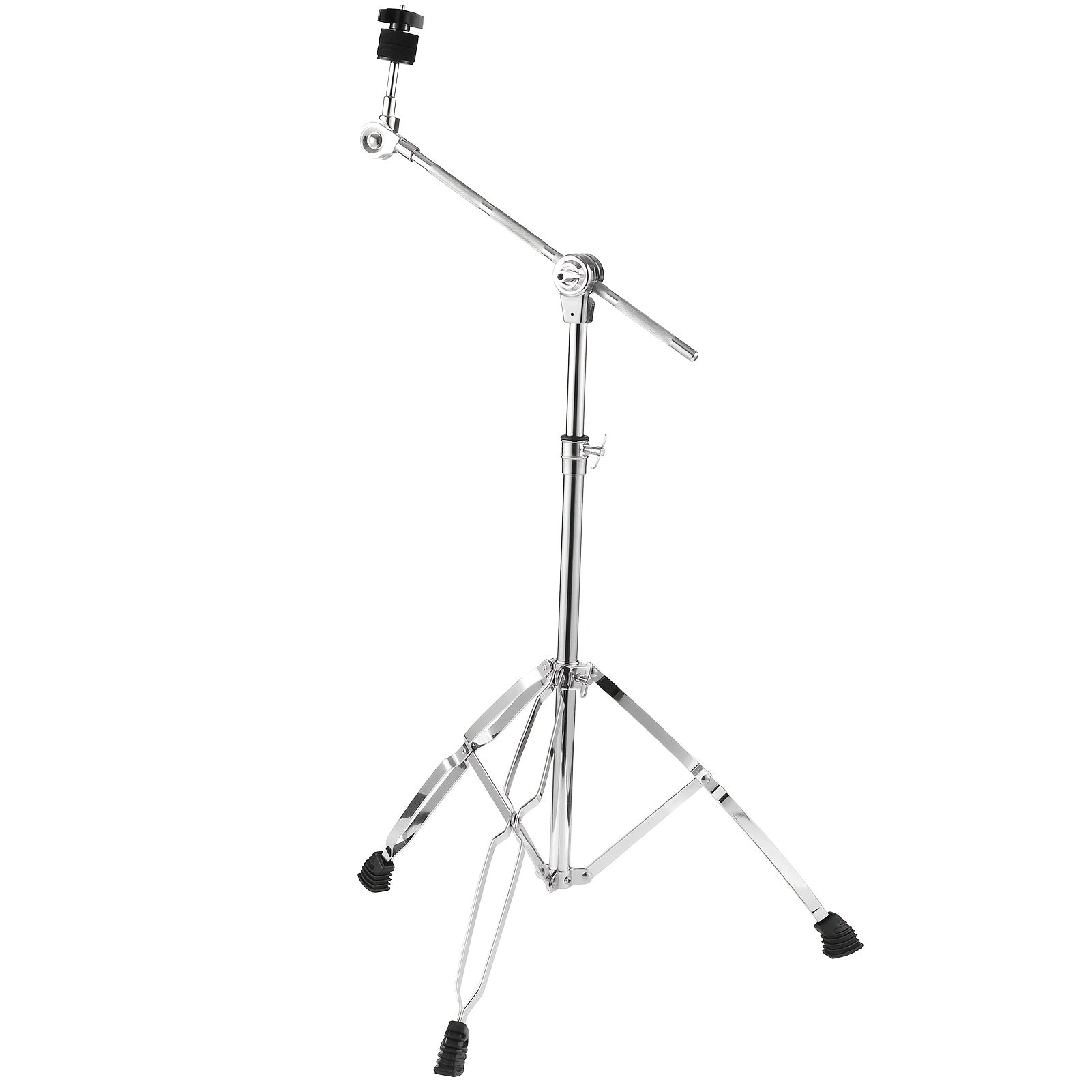 Adjustable Tambourine Stand shown in the Silvery option