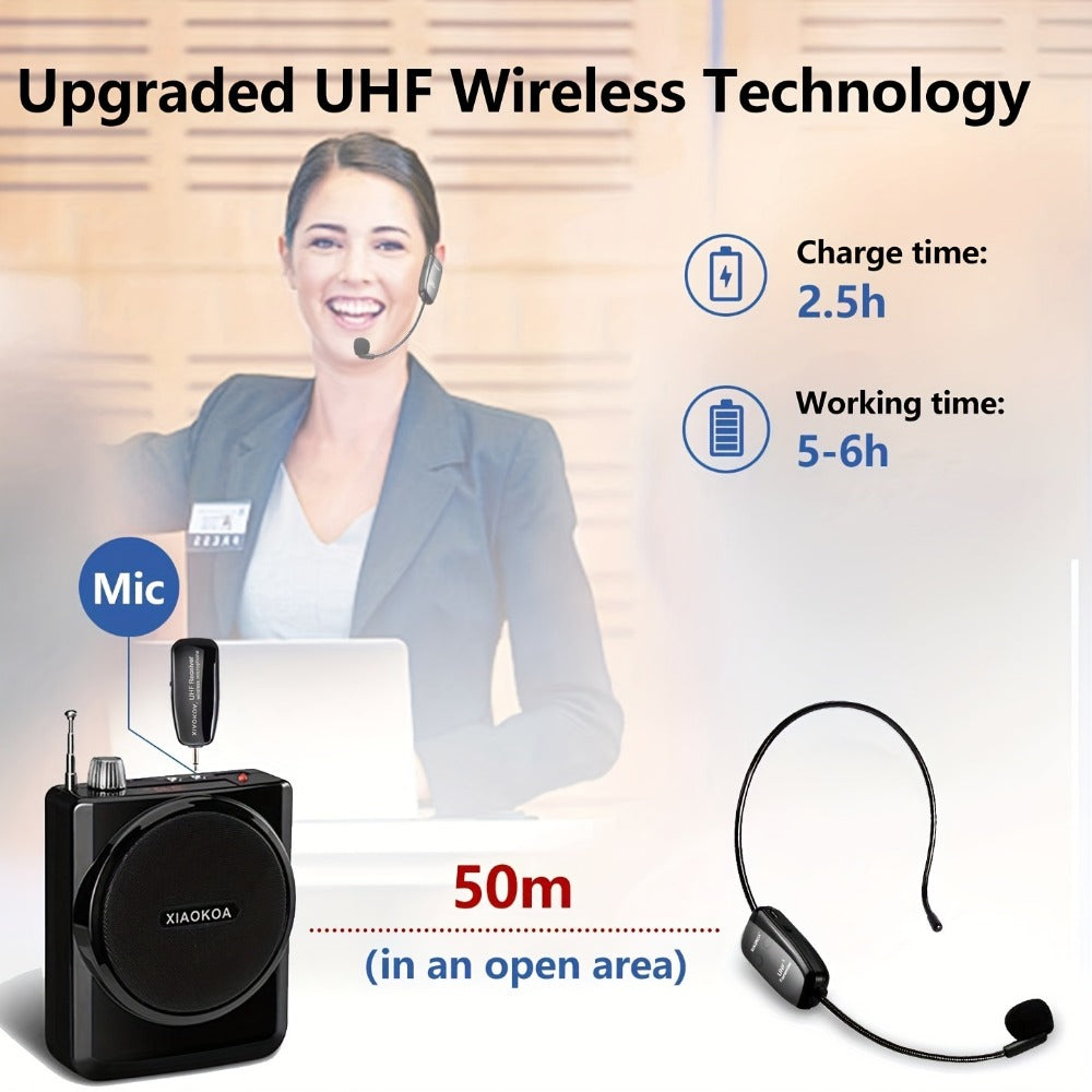 Recording Microphone, 160ft, Wireless, USB, Professional, UHF for Recording and Streaming