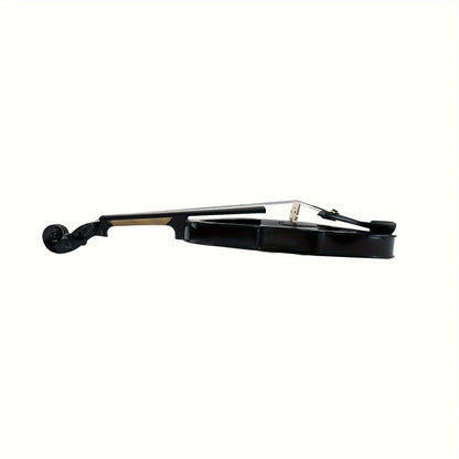 Full Size 4/4 Violin Kit, Black Beginner Violin with Hard Case and Bows