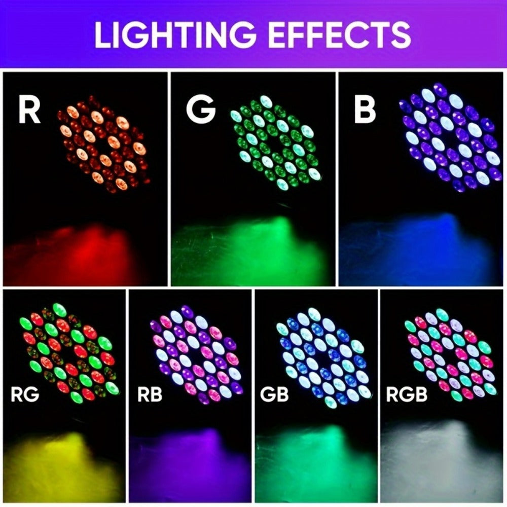 LED Stage Light, DMX Control, RGB, 20/12/10/8/6/4/2/1pc for Stage and Party Lighting