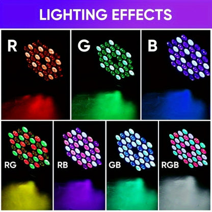 LED Stage Light, DMX Control, RGB, 20/12/10/8/6/4/2/1pc for Stage and Party Lighting