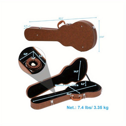Guitar Case, Hard-Shell, Electric, GLP for Storage and Travel