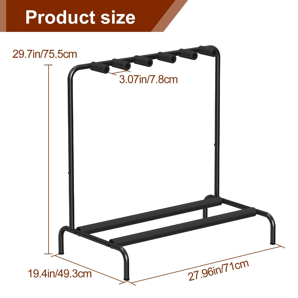 Guitar Stand, Foldable, Portable, Holder, Rack, Folding for Holding And Displaying Guitars