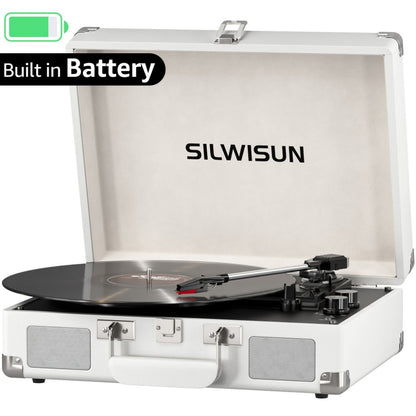 Vinyl Record, Wireless, Portable, Player, Built for Music Listening and Collecting