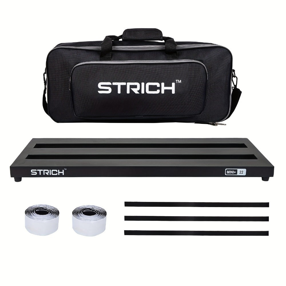 Guitar Pedalboard, 22 Inches for Organizing And Carrying Guitar Effects Pedals