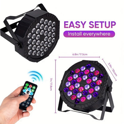 LED Stage Light, Remote Control, RGB, DMX Control, Lights, Party for Stage and Party