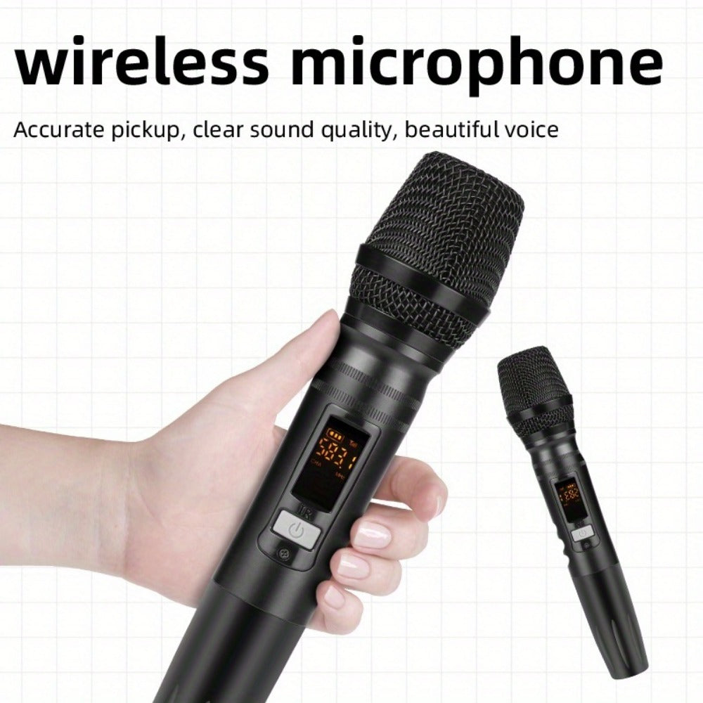 Audio Mixer, Wireless, USB, High-Quality, 4-Channel, UHF for Live Sound