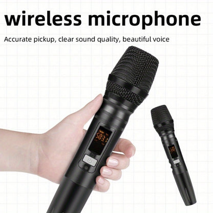 Audio Mixer, Wireless, USB, High-Quality, 4-Channel, UHF for Live Sound