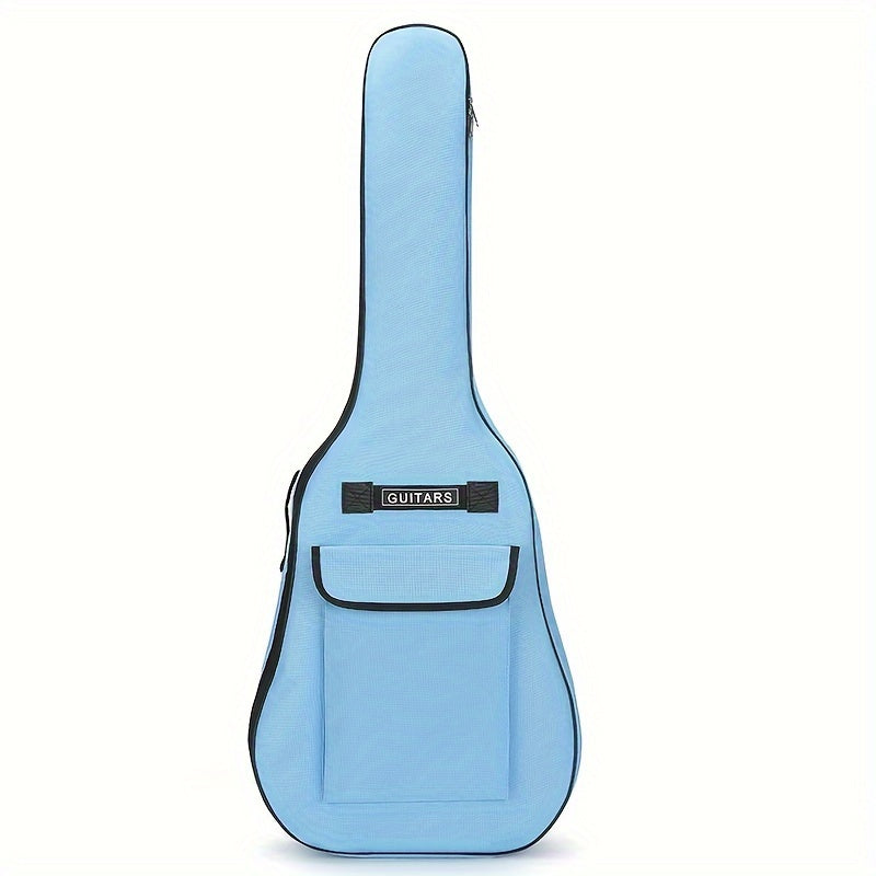 Guitar Case for 40/41 Inches, Featuring a 5Mm Thick Sponge Padding, Made from 600D Oxford Fabric, with an Adjustable Shoulder Strap Length, Lightweight And Durable, Ideal for Acoustic Guitars