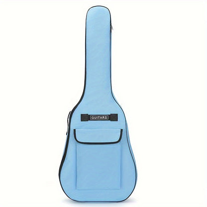 Guitar Case for 40/41 Inches, Featuring a 5Mm Thick Sponge Padding, Made from 600D Oxford Fabric, with an Adjustable Shoulder Strap Length, Lightweight And Durable, Ideal for Acoustic Guitars