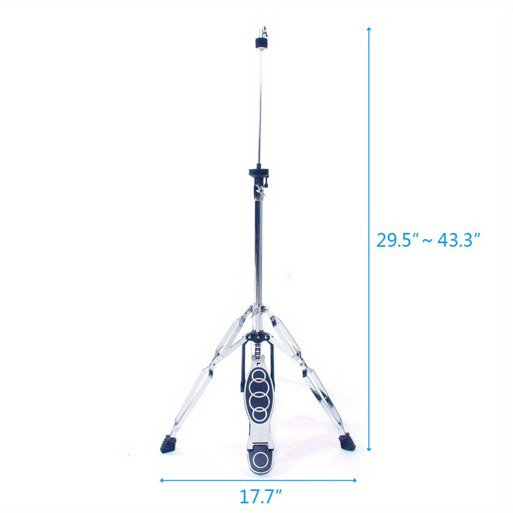 Hi-Hat Stand, Portable, Professional, Pedal for Supporting And Operating Hi-Hat Cymbals