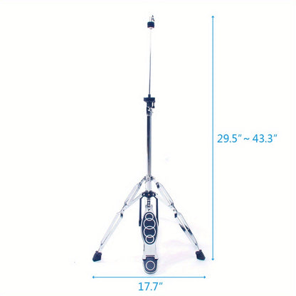Hi-Hat Stand, Portable, Professional, Pedal for Supporting And Operating Hi-Hat Cymbals