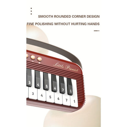 Mini Piano Keyboard, Portable, 15 Keys, Music for Basic Music Play And Portable Beginner