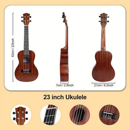 Guitar Pick Set, 21 Inch, 23 Inch, Inch, Ukulele, Beginner for Practice and Performance