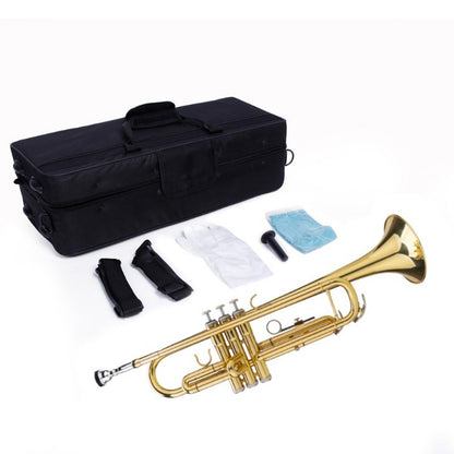 B-Flat Trumpet, 0.08mm, 8.7 cm, Ideal, Beginner, Musicians for School Band