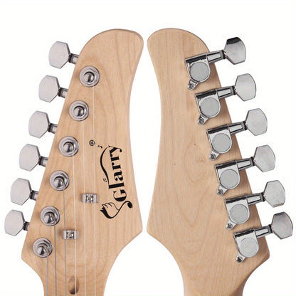 Red AST Electric Guitar with Rosewood Fingerboard: Includes Bag, Shoulder Strap, Pick, Whammy Bar, Cord, Wrench Tool