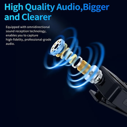 Recording Microphone, Wireless, Portable, Lavalier for Recording and Streaming