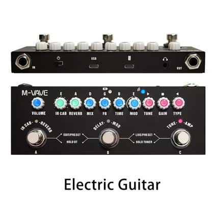 Guitar Multi-Effects Processor, Wireless, USB, M-VAVE for Guitar Or Bass Tone Shaping