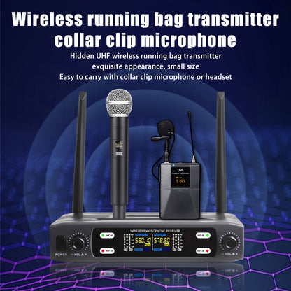 Recording Microphone, Wireless, 6.35mm, Dual, Channel for Recording and Streaming