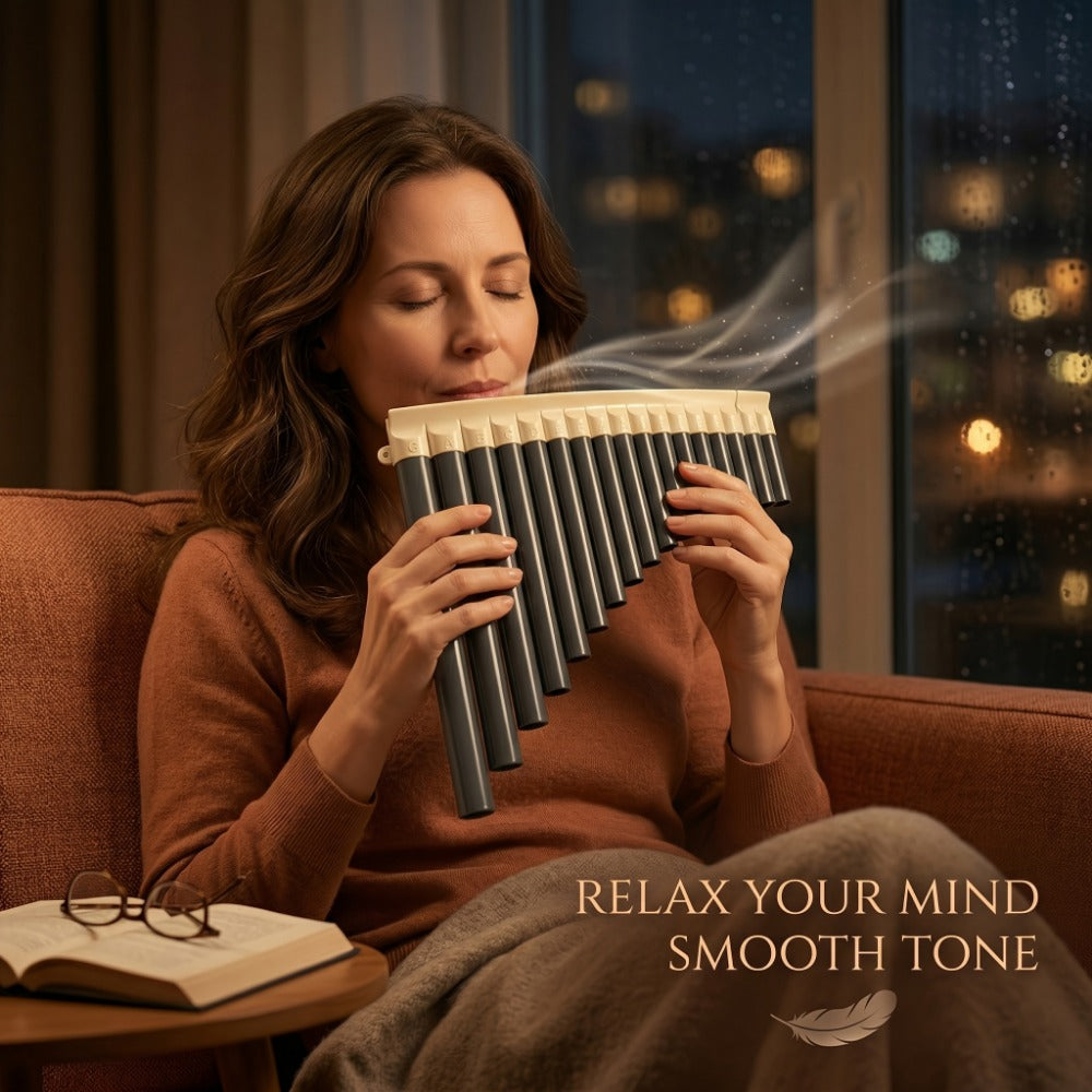 Pan Flute, Portable, Pipes, Key, Easy for Lessons and Practice