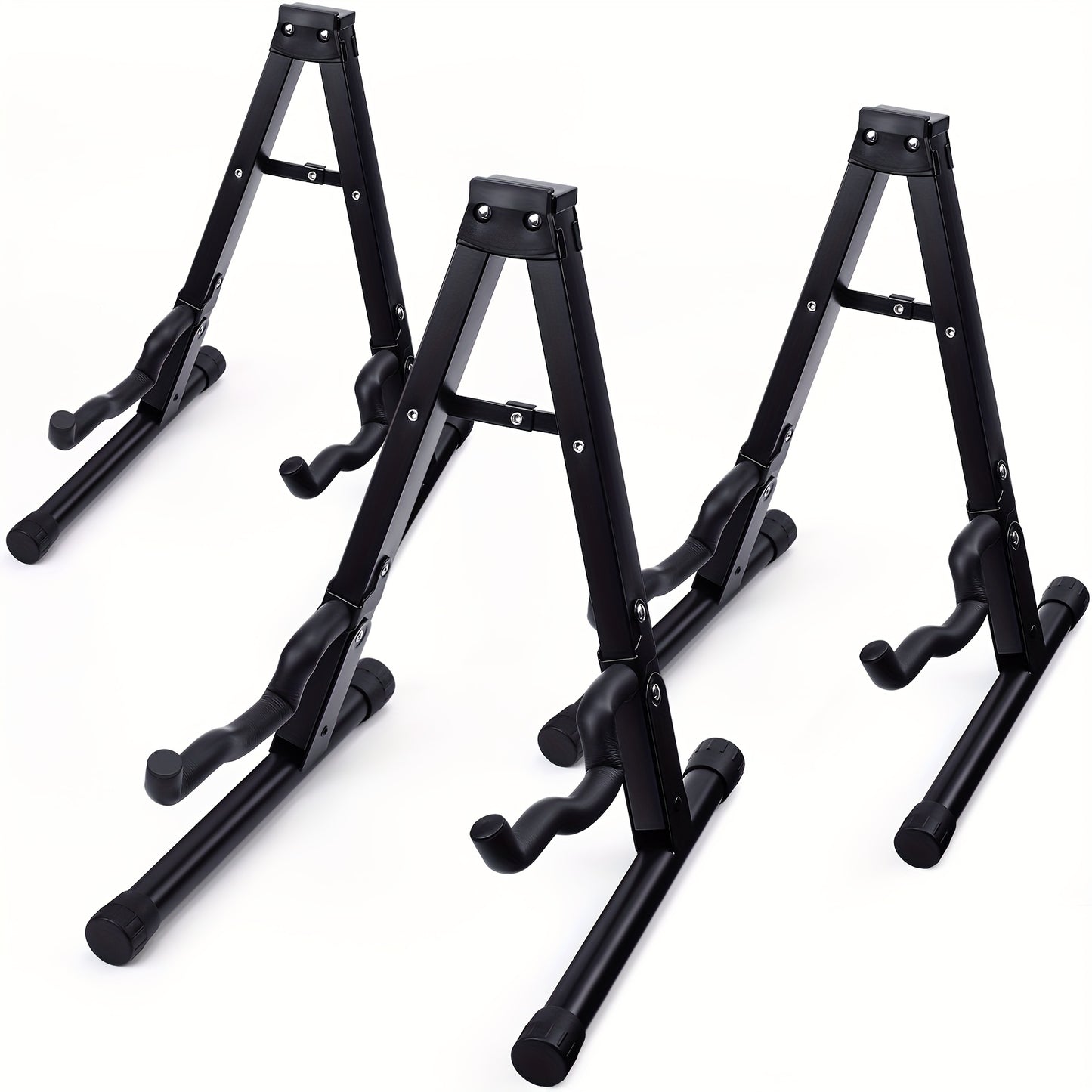 3pcs Guitar Support Foldable Frame Support With Non Slip Lock Rubber Universal Assembly Soft Foam Arm Suitable For Most Classical Guitar Acoustic Electric Guitar Ukulele Stand
