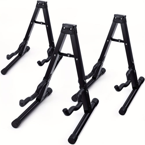 3pcs Guitar Support Foldable Frame Support With Non Slip Lock Rubber Universal Assembly Soft Foam Arm Suitable For Most Classical Guitar Acoustic Electric Guitar Ukulele Stand