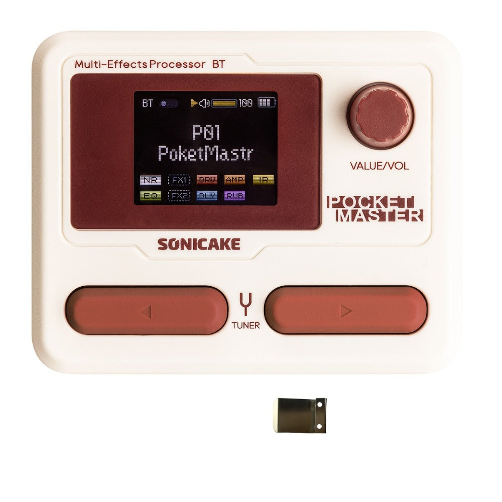 Guitar Multi-Effects Processor, USB-C, USB, SONICAKE for Guitar Or Bass Tone Shaping