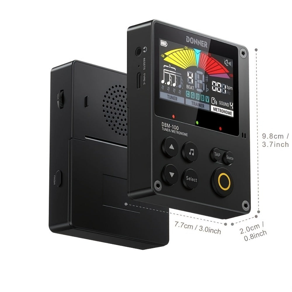 Portable Digital Metronome with Four Modes and Rhythm Trainer for Musicians