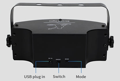 LED Stage Light, Sound Activated, Remote Control, Lights for Stage and Party Lighting