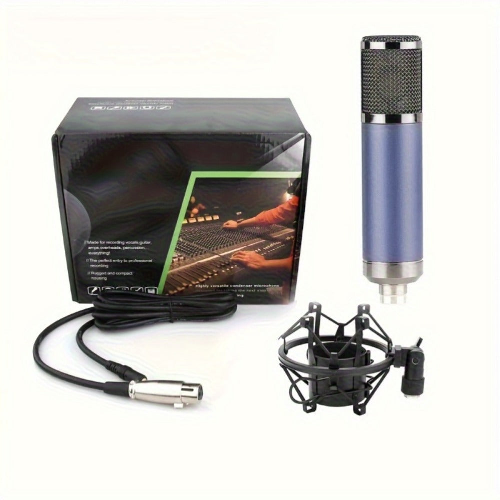 Recording Microphone, Cardioid, Condenser, F22, Metal for Recording and Streaming