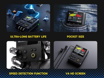 Portable Digital Metronome with Four Modes and Rhythm Trainer for Musicians