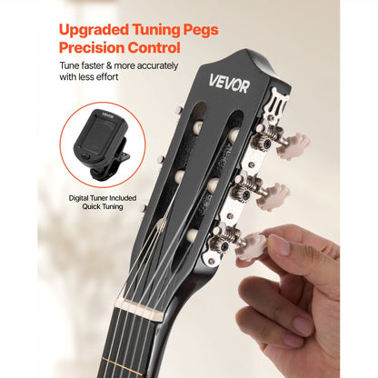 Acoustic Guitar, VEVOR, Classical, Beginner for Lessons and Practice